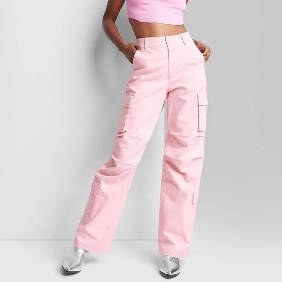 wild fable Pants - Pink Women's Cargo Pants Target